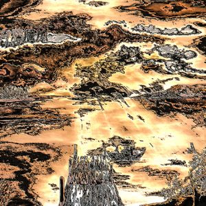 Solitary with Sunset (pier) - EC